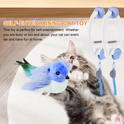 Automatic Retractable Cat Door Toy
